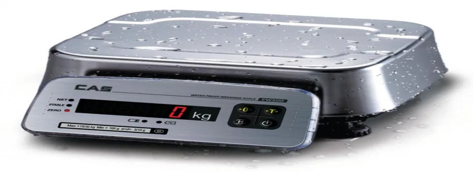 Характеристика настольных весов CAS с влагозащитой IP69kFW-500-30-C